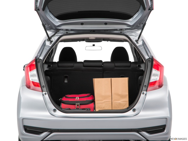 2019 honda fit cargo area with stuff