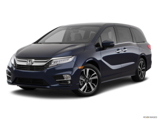 2019 honda odyssey angled front