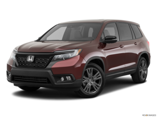 2019 honda passport angled front