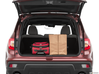 2019 honda passport cargo area with stuff