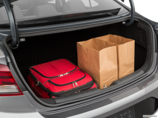 2019 hyundai elantra cargo area with stuff