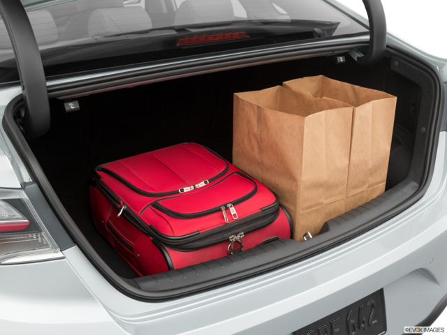 2019 hyundai sonata-hybrid cargo area with stuff