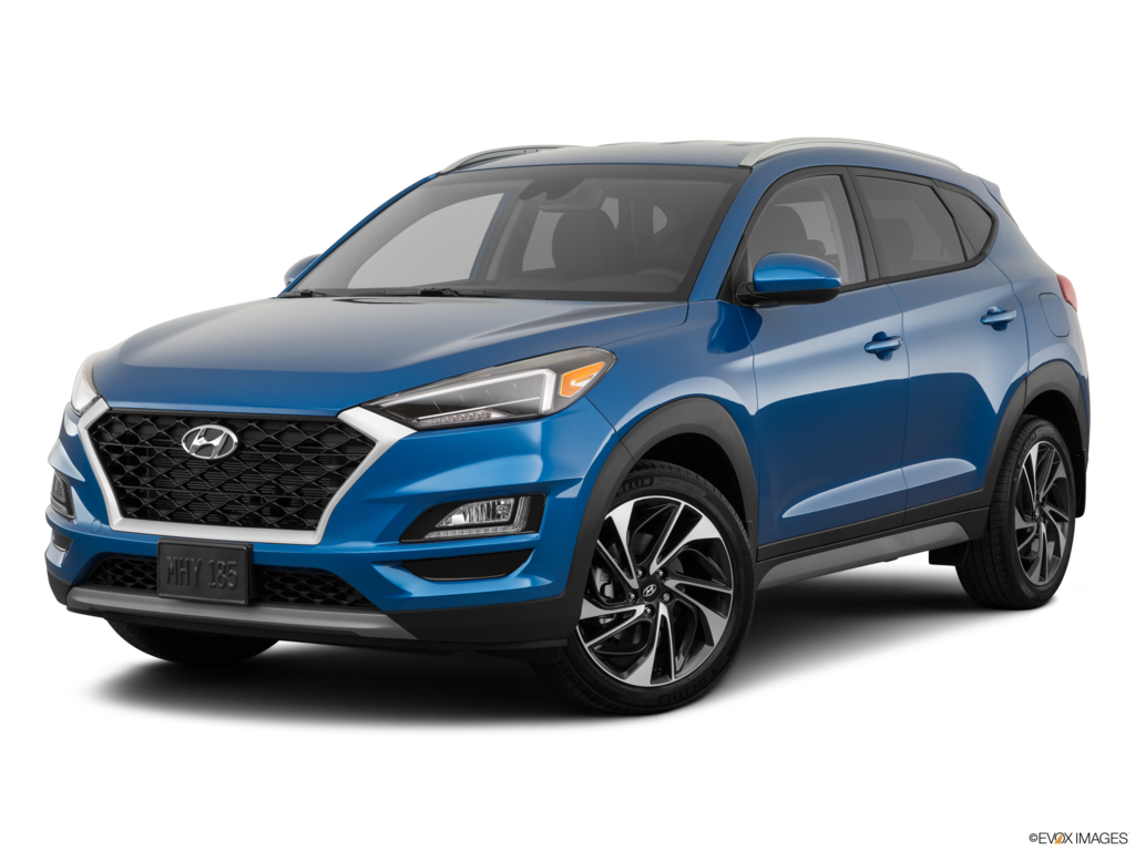 2019 hyundai tucson angled front