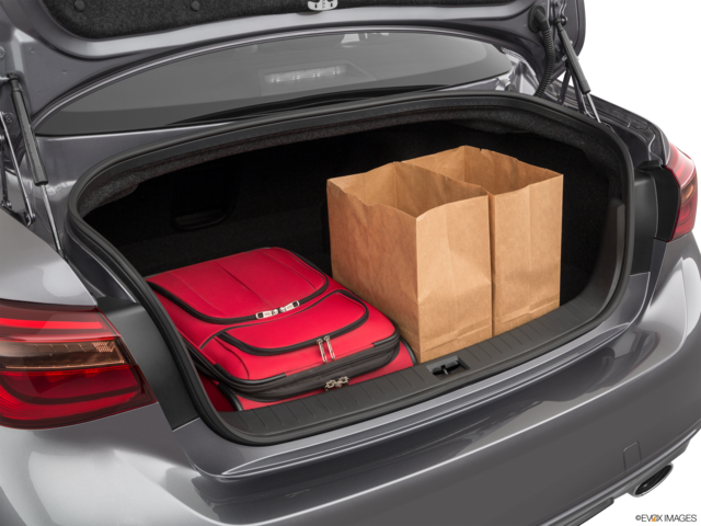 2019 infiniti q50 cargo area with stuff