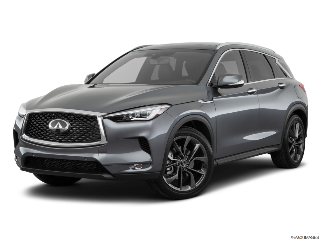 2019 infiniti qx50 angled front