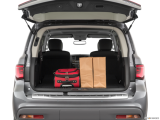 2019 infiniti qx80 cargo area with stuff