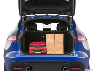 2019 jaguar f-pace cargo area with stuff