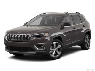 2019 jeep cherokee angled front