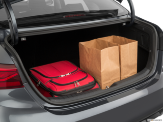 2019 kia forte cargo area with stuff