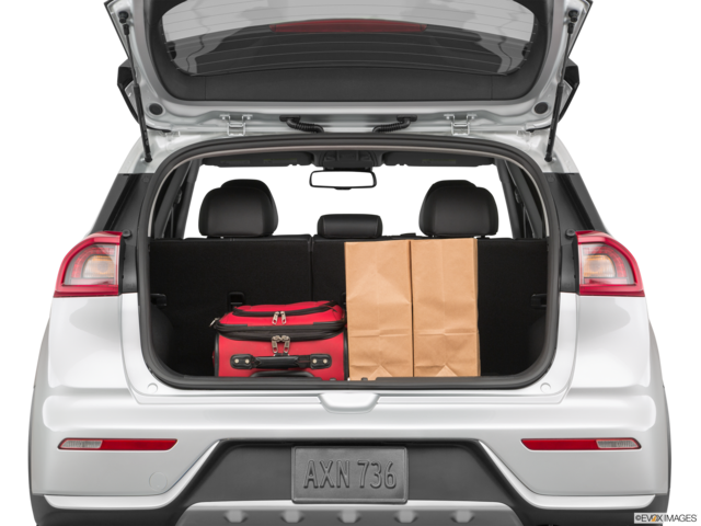2019 kia niro cargo area with stuff