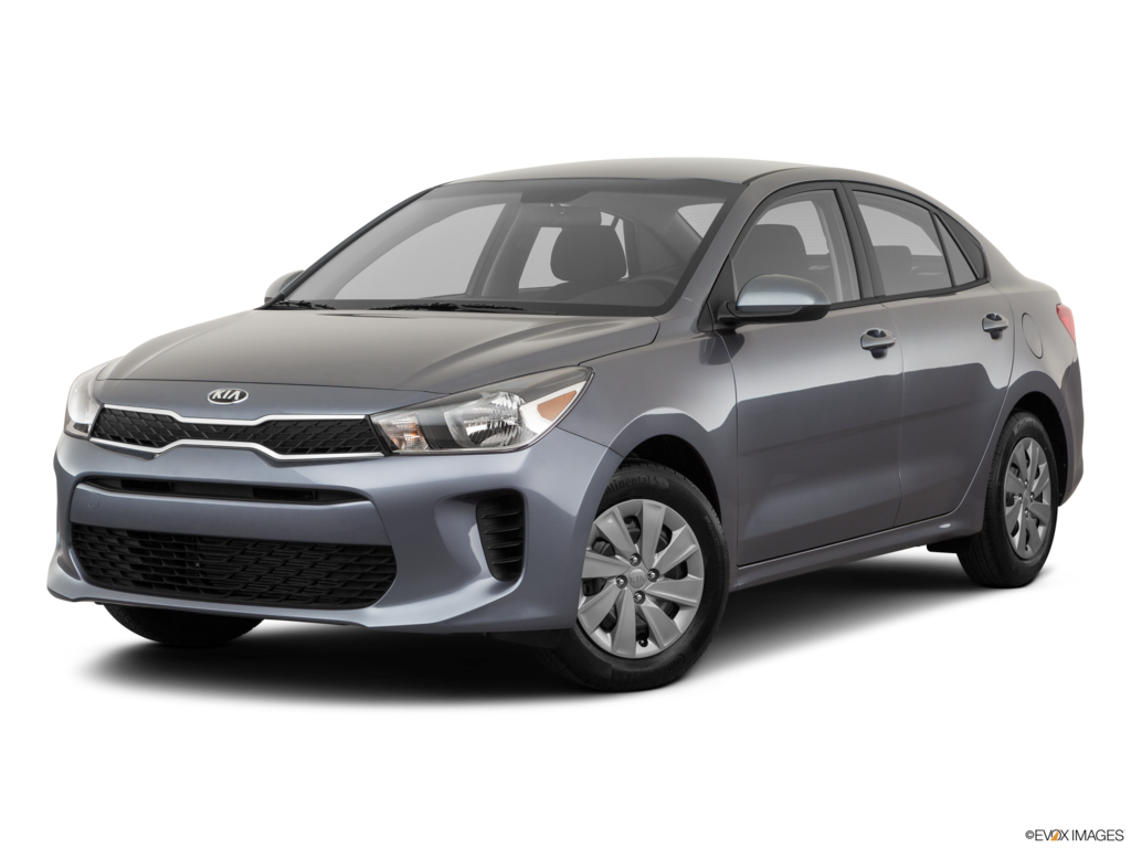 2019 kia rio angled front