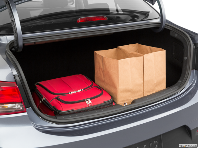 2019 kia rio cargo area with stuff