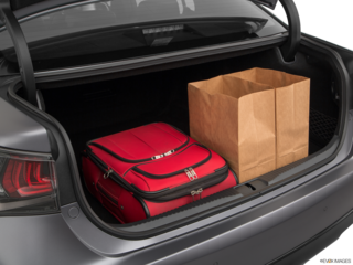 2019 lexus gs-f cargo area with stuff