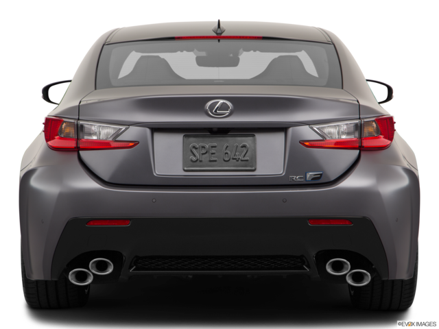 2019 lexus rc-f back