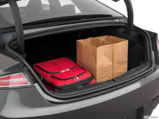 2019 lincoln mkz cargo area with stuff