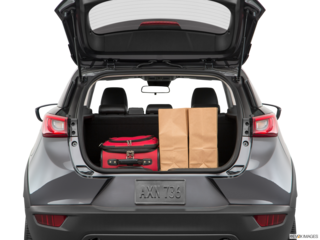 2019 mazda cx-3 cargo area with stuff