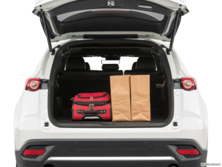 2019 mazda cx-9 cargo area with stuff