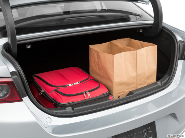 2019 mazda mazda3 cargo area with stuff