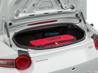 2019 mazda mx-5-miata cargo area with stuff