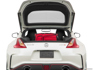 2019 nissan 370z cargo area with stuff