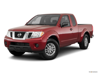 2019 nissan frontier angled front