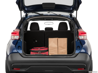 2019 nissan kicks cargo area with stuff