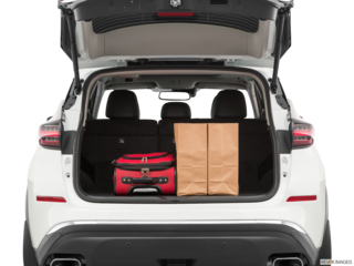 2019 nissan murano cargo area with stuff