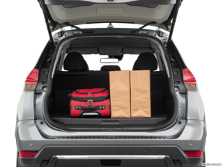 2019 nissan rogue cargo area with stuff