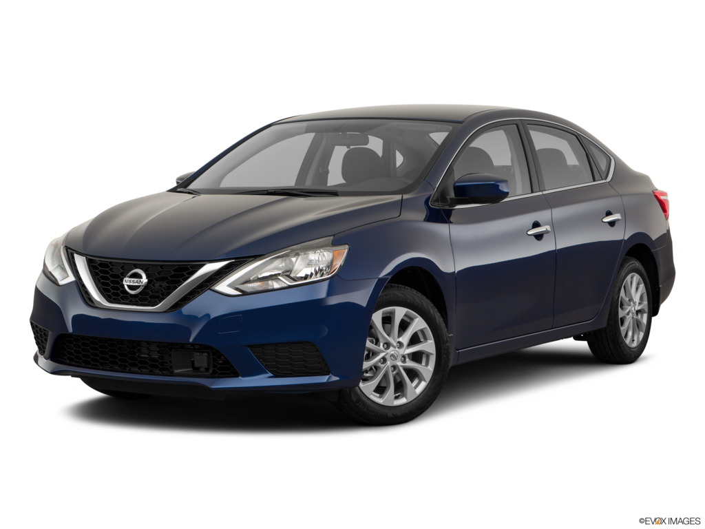 2019 nissan sentra angled front