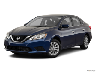 2019 nissan sentra angled front