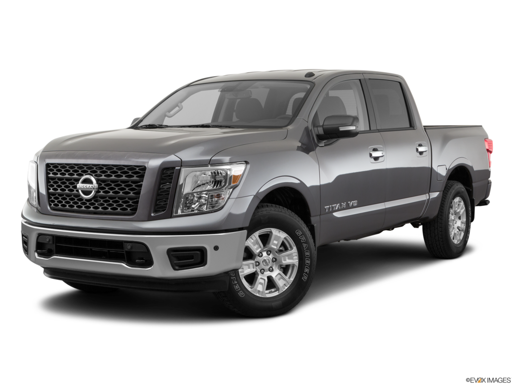 2019 nissan titan angled front