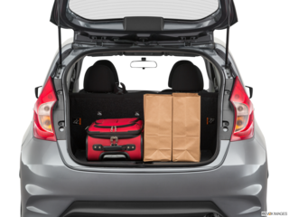 2019 nissan versa-note cargo area with stuff