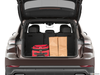 2019 porsche cayenne cargo area with stuff