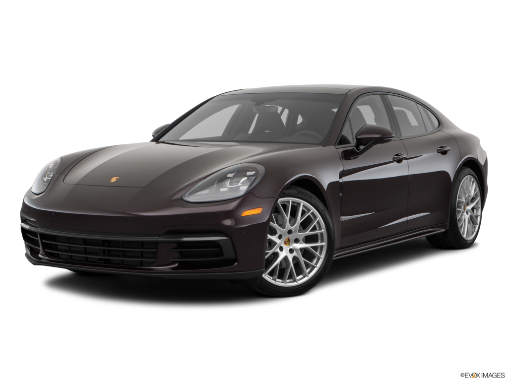 2019 porsche panamera angled front