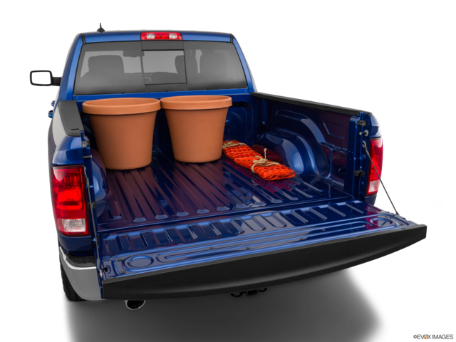 2019 ram 1500-classic cargo area with stuff