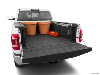 2019 ram 2500 cargo area with stuff