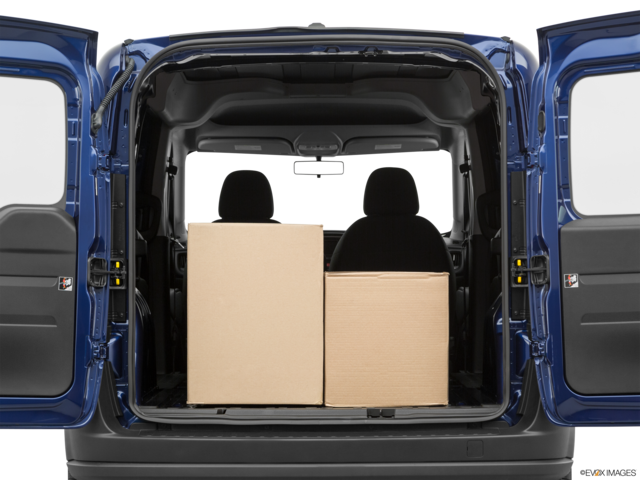 2019 ram promaster-city cargo area with stuff
