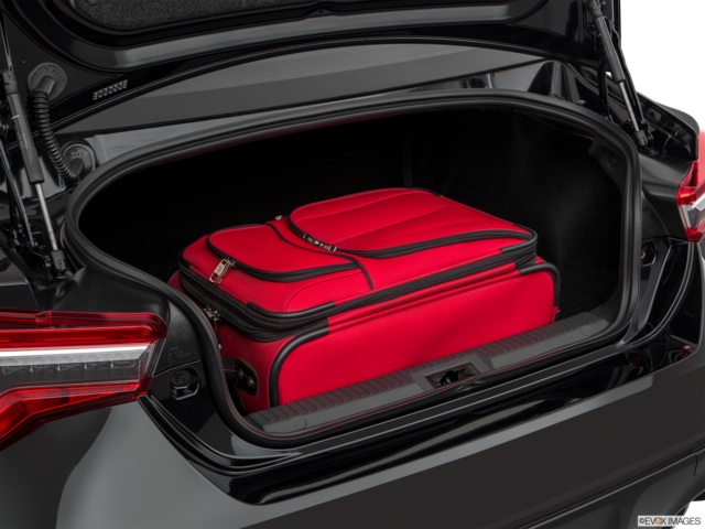 2019 subaru brz cargo area with stuff