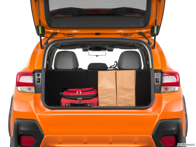 2019 subaru crosstrek cargo area with stuff