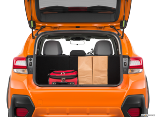 2019 subaru crosstrek cargo area with stuff