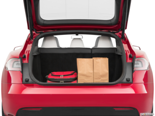 2019 tesla model-s cargo area with stuff