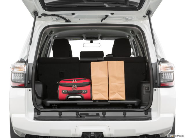 2019 toyota 4runner cargo area with stuff