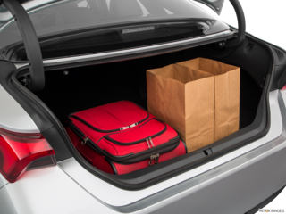 2019 toyota avalon-hybrid cargo area with stuff