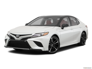 2019 toyota camry angled front