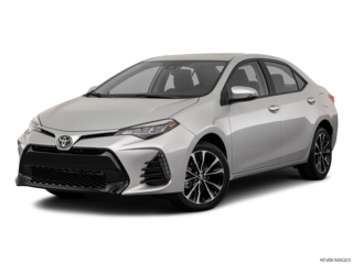 2019 toyota corolla angled front