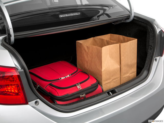 2019 toyota corolla cargo area with stuff