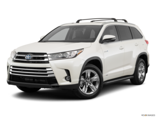 2019 toyota highlander-hybrid angled front