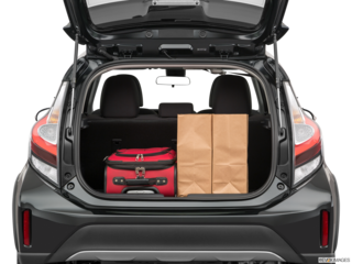 2019 toyota prius-c cargo area with stuff