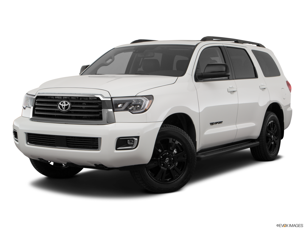 2019 toyota sequoia angled front