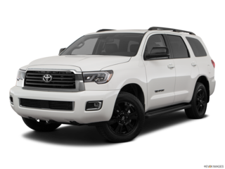 2019 toyota sequoia angled front